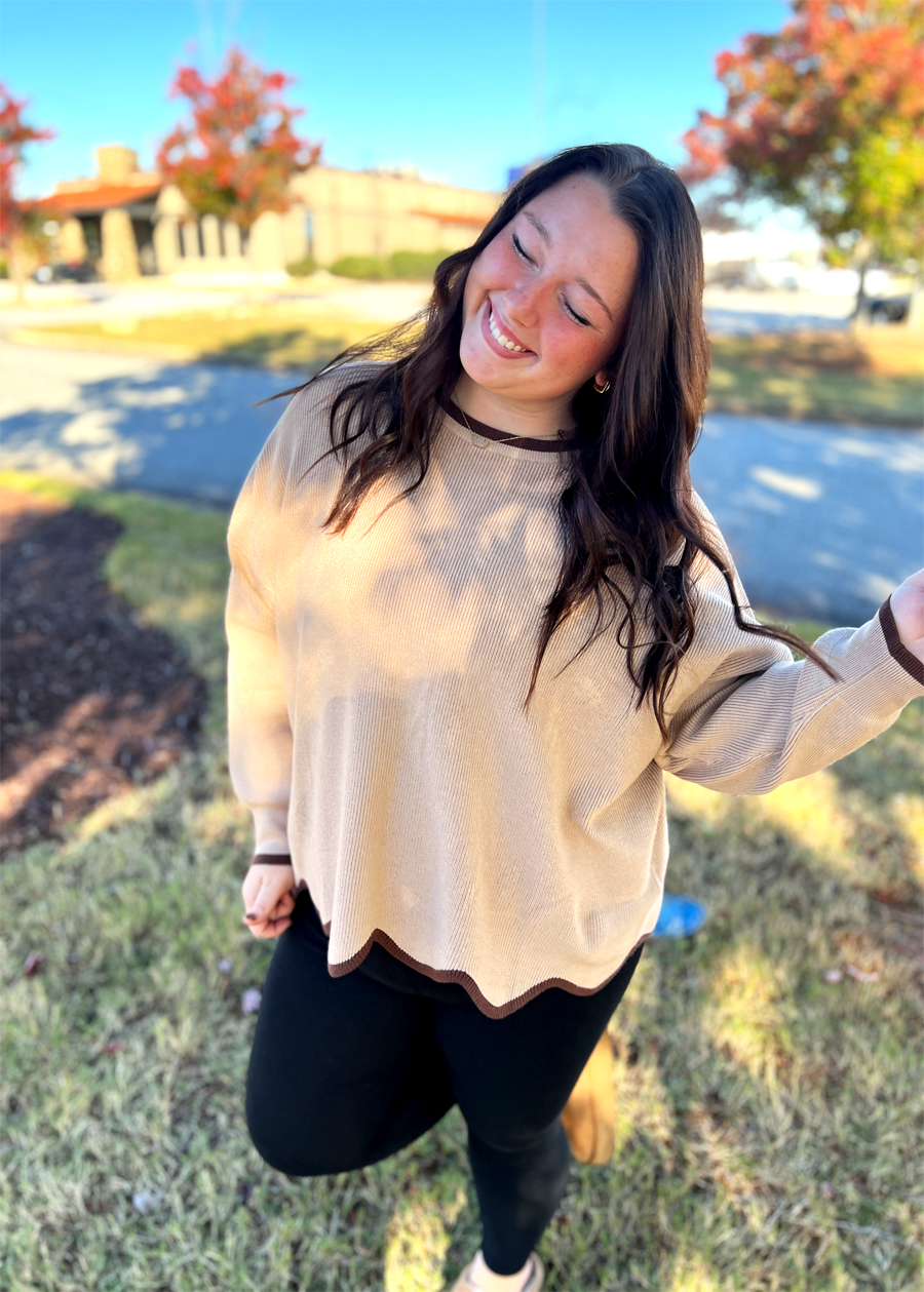 Curvy Ariel Sweater