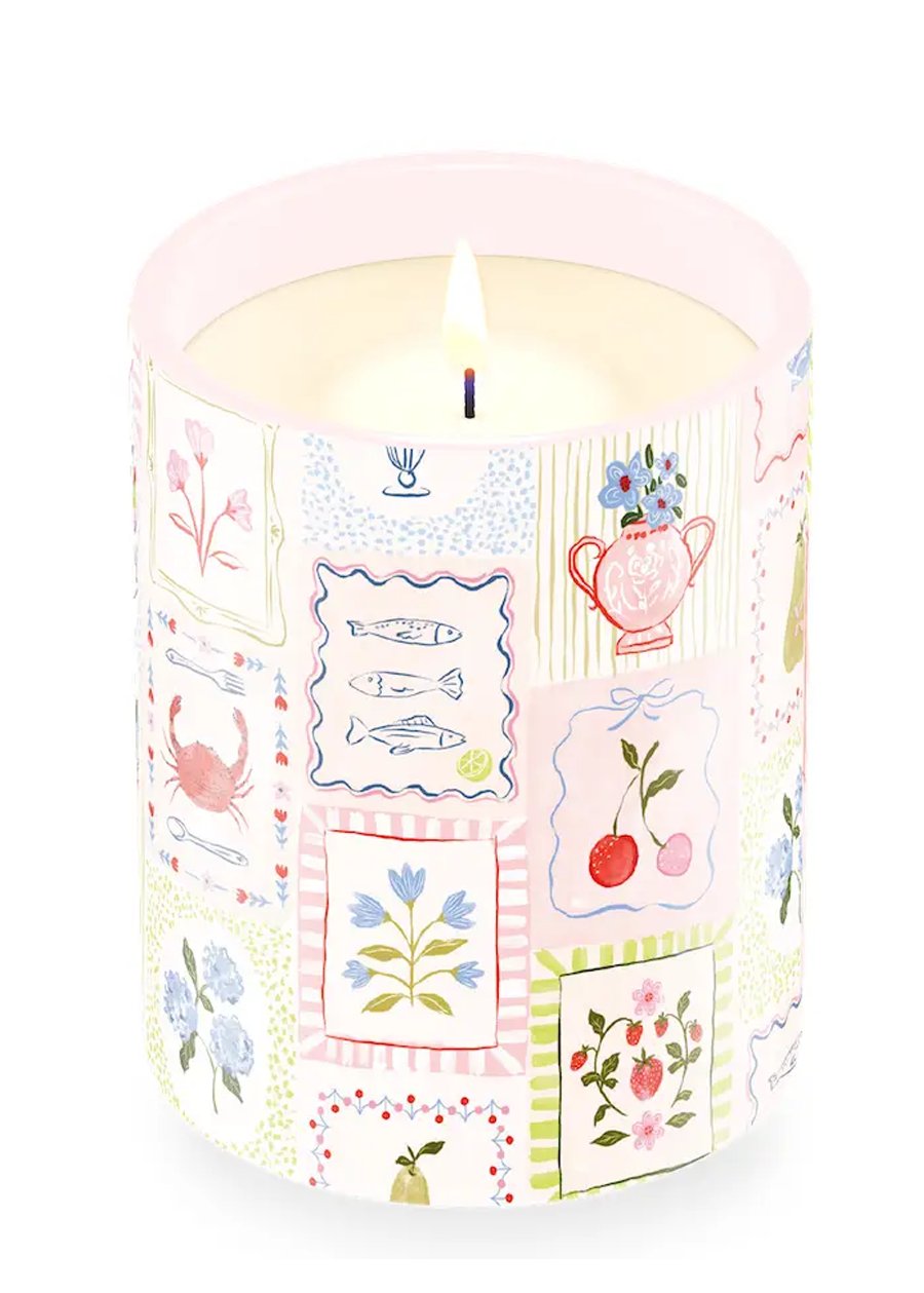 Endless Summer Ceramic Candle by Jill Labieniec