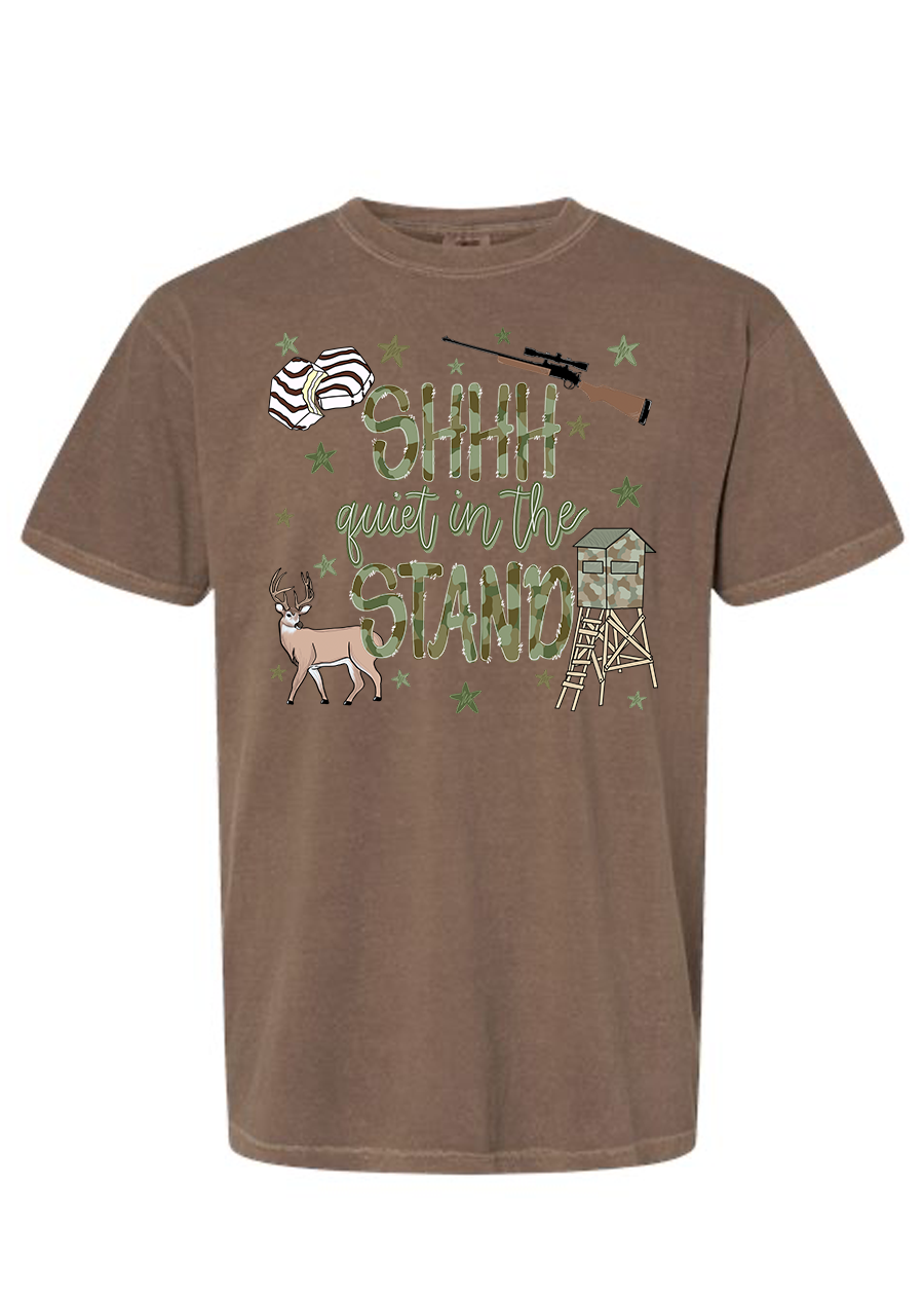 ADULT Shhh Quiet in The Stand COMFORT COLORS Tee