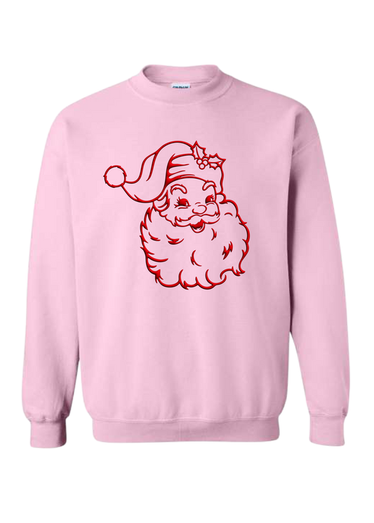 ADULT PUFF SANTA Crewneck Sweatshirt