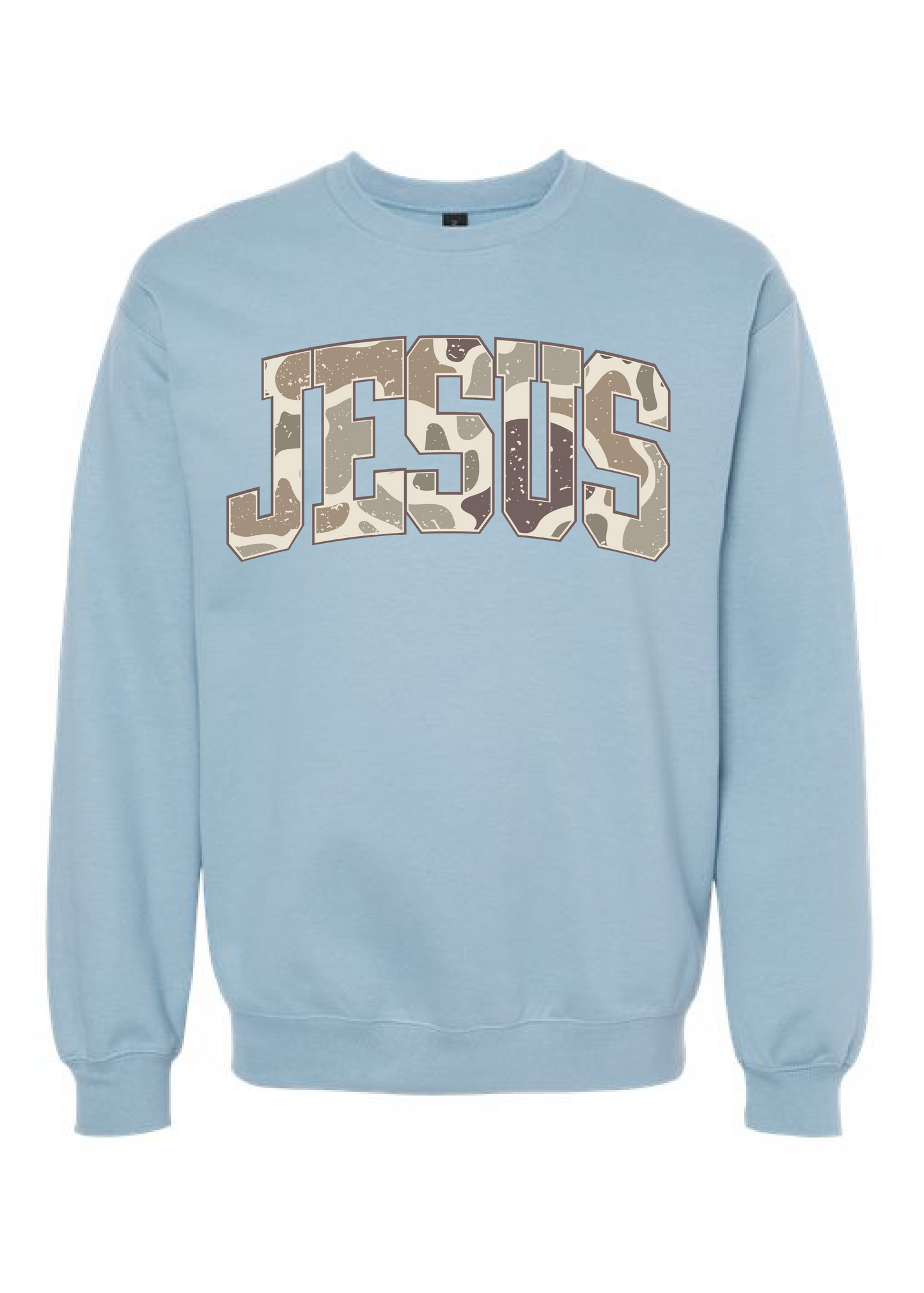 **CUSTOM** Camo SZN Gildan SOFTSTYLE Crewneck Sweatshirt