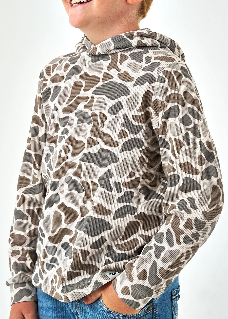 Youth Thermal Hoodie - Classic Deer Camo