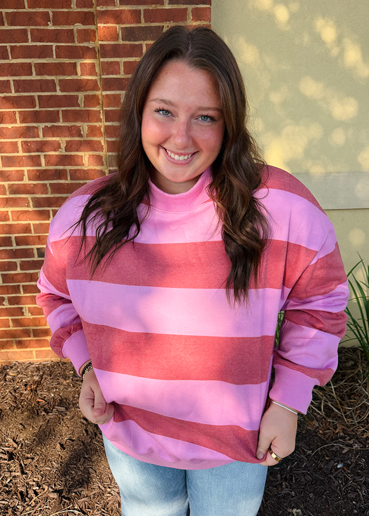 Gianna Mock Neck Sweatshirt