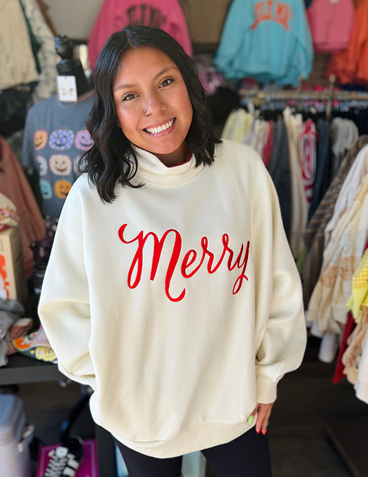Royce Christmas Flannigan Plaid Mocktail Dolman Crewneck