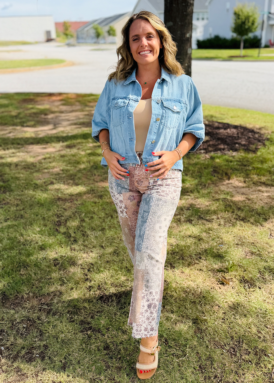 Sammie Flowy Square Jacket