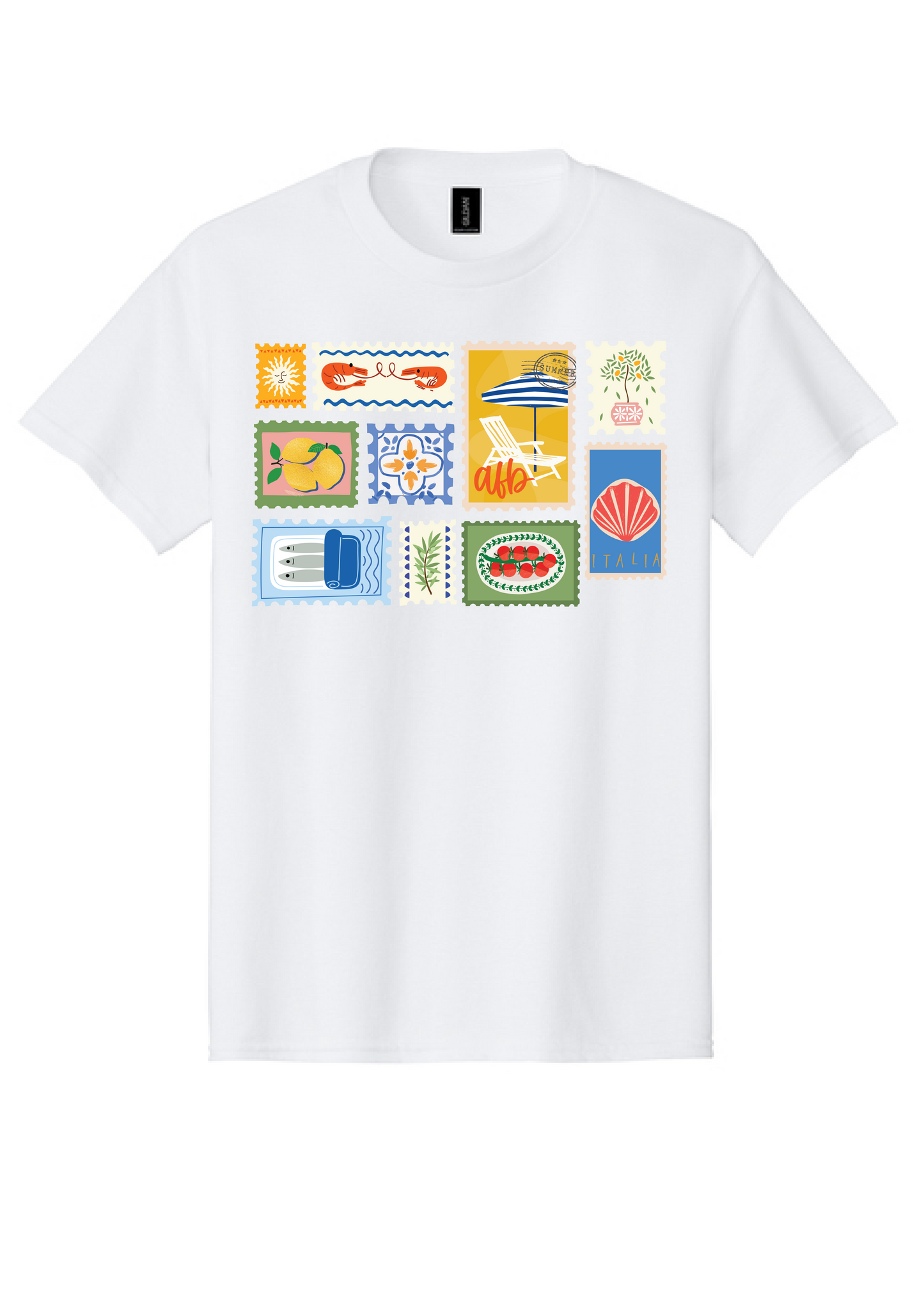 Italian Postcard Monogram Tee