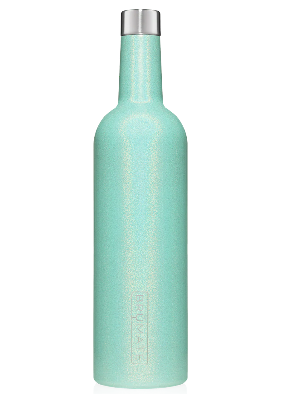 Brumate Winesulator-Glitter Aqua