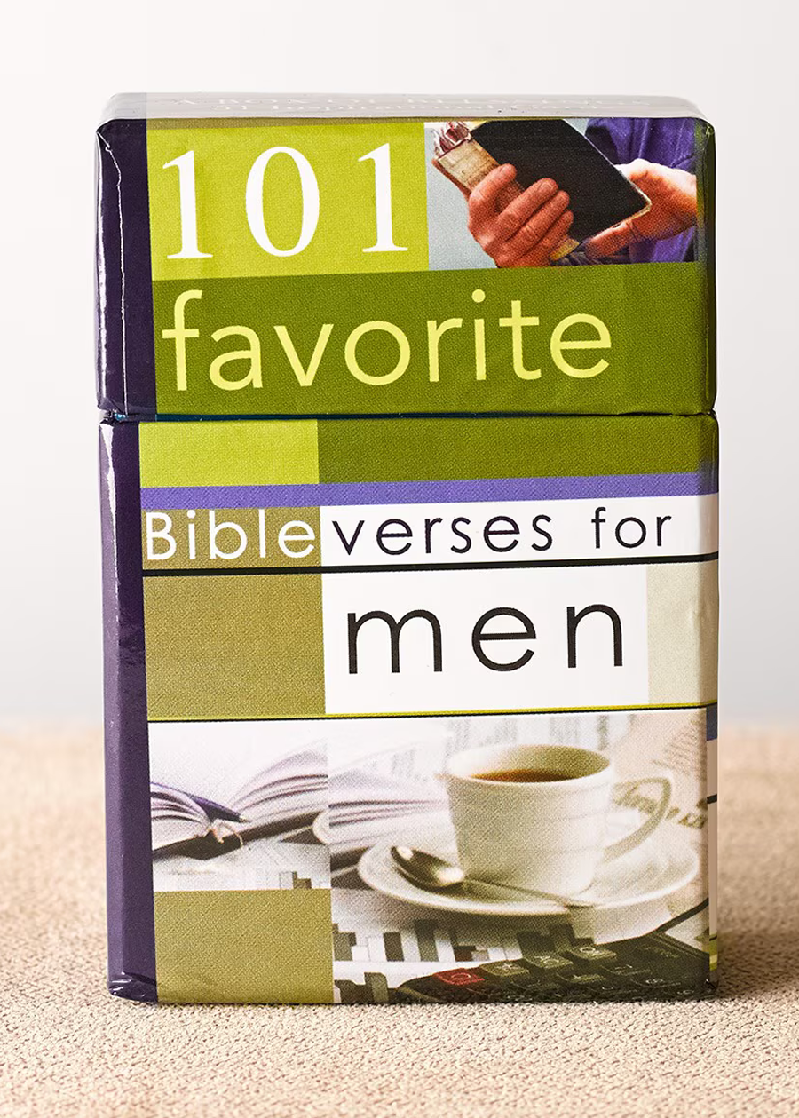 101 Favorite Bible Verses For Men Box