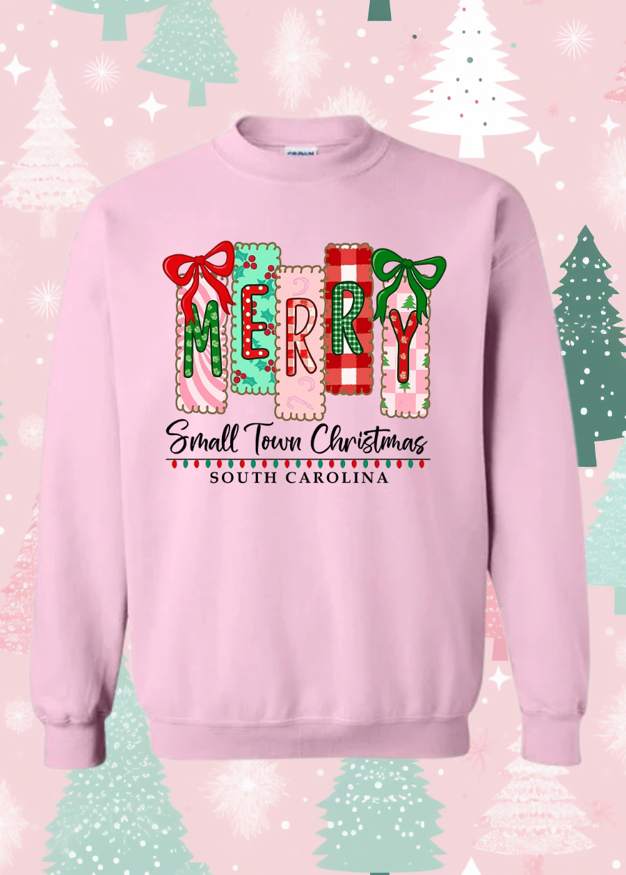 Small Town South Carolina Christmas Crewneck