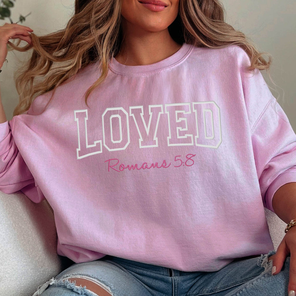 Romans 5:8 Crewneck Sweatshirt