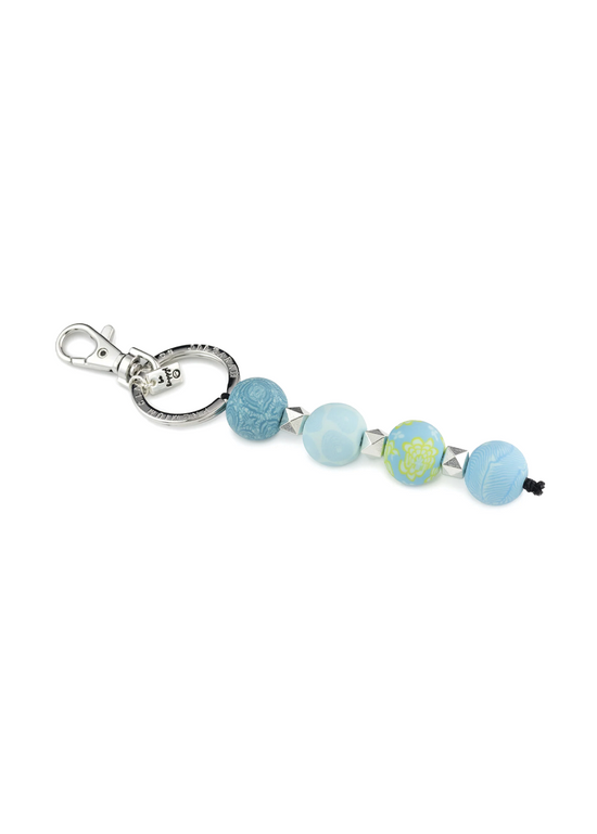 Load image into Gallery viewer, 4-Ball Bermuda Blue Keychain
