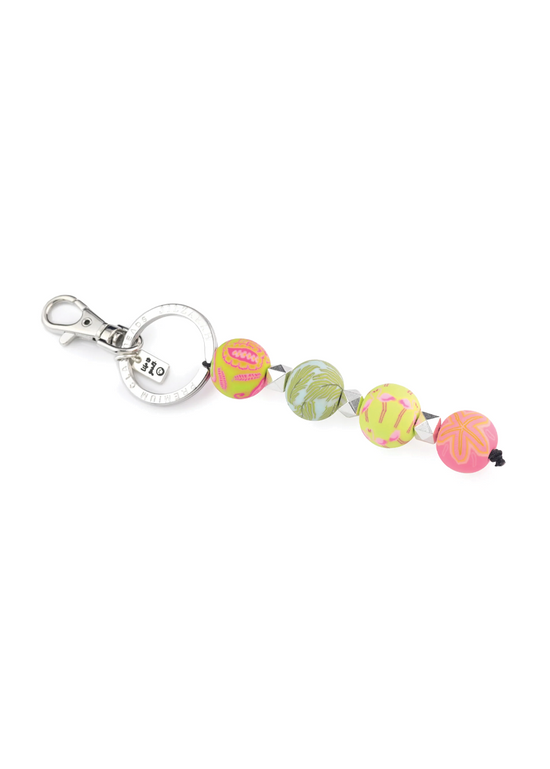 Load image into Gallery viewer, 4-Ball Flamingo Pink Keychain
