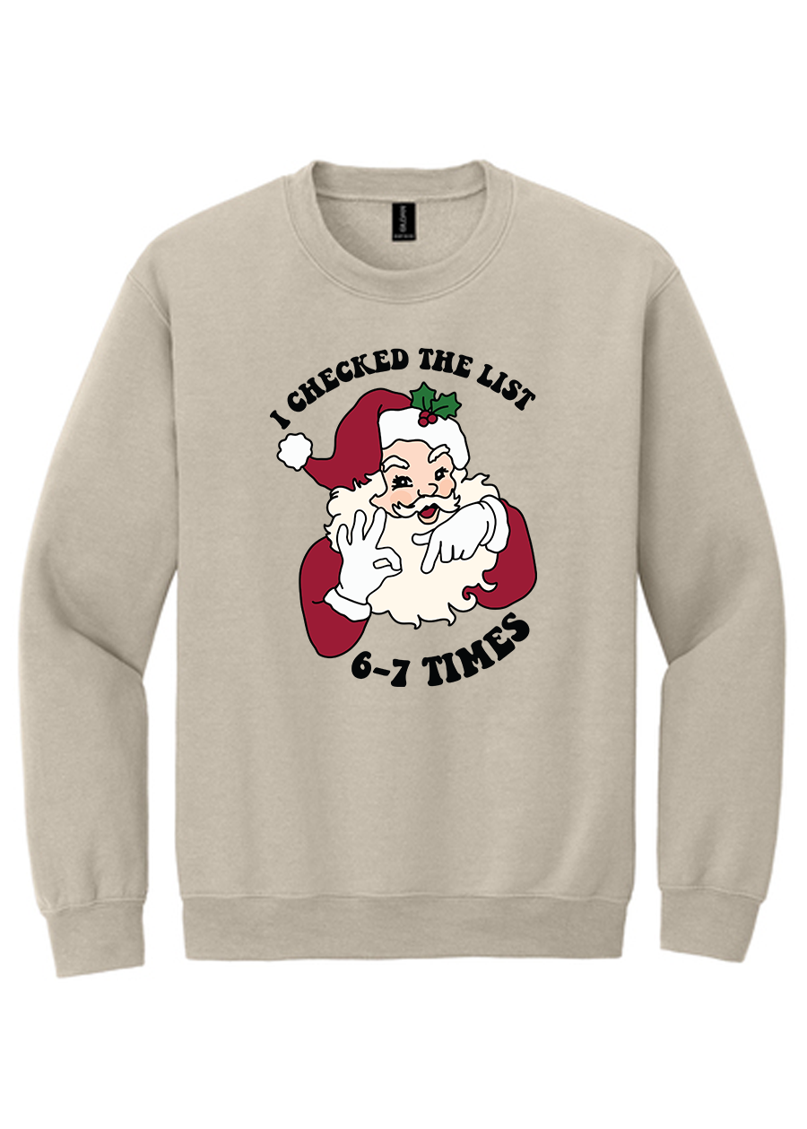 67 - Checking The List Crewneck