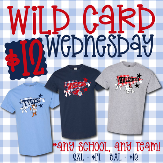 ADULT GINGHAM PENNANT Graphic Tee