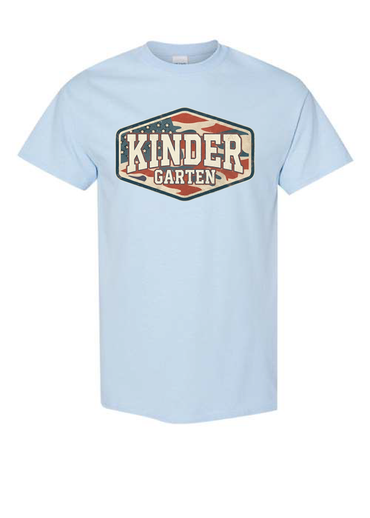 ADULT American Camo Grade Level Tee