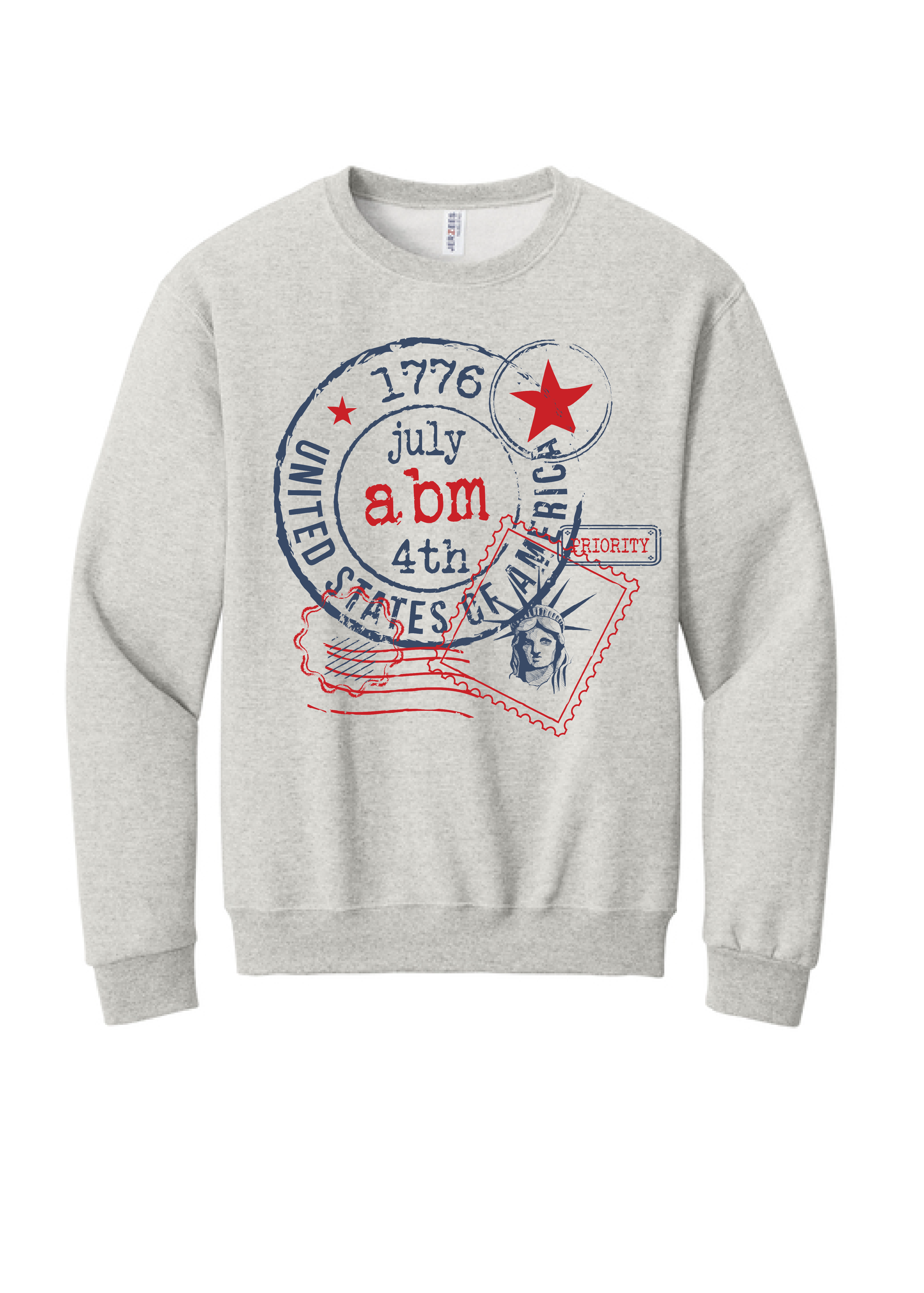 1776 Stamp Monogram Crewneck Sweatshirt