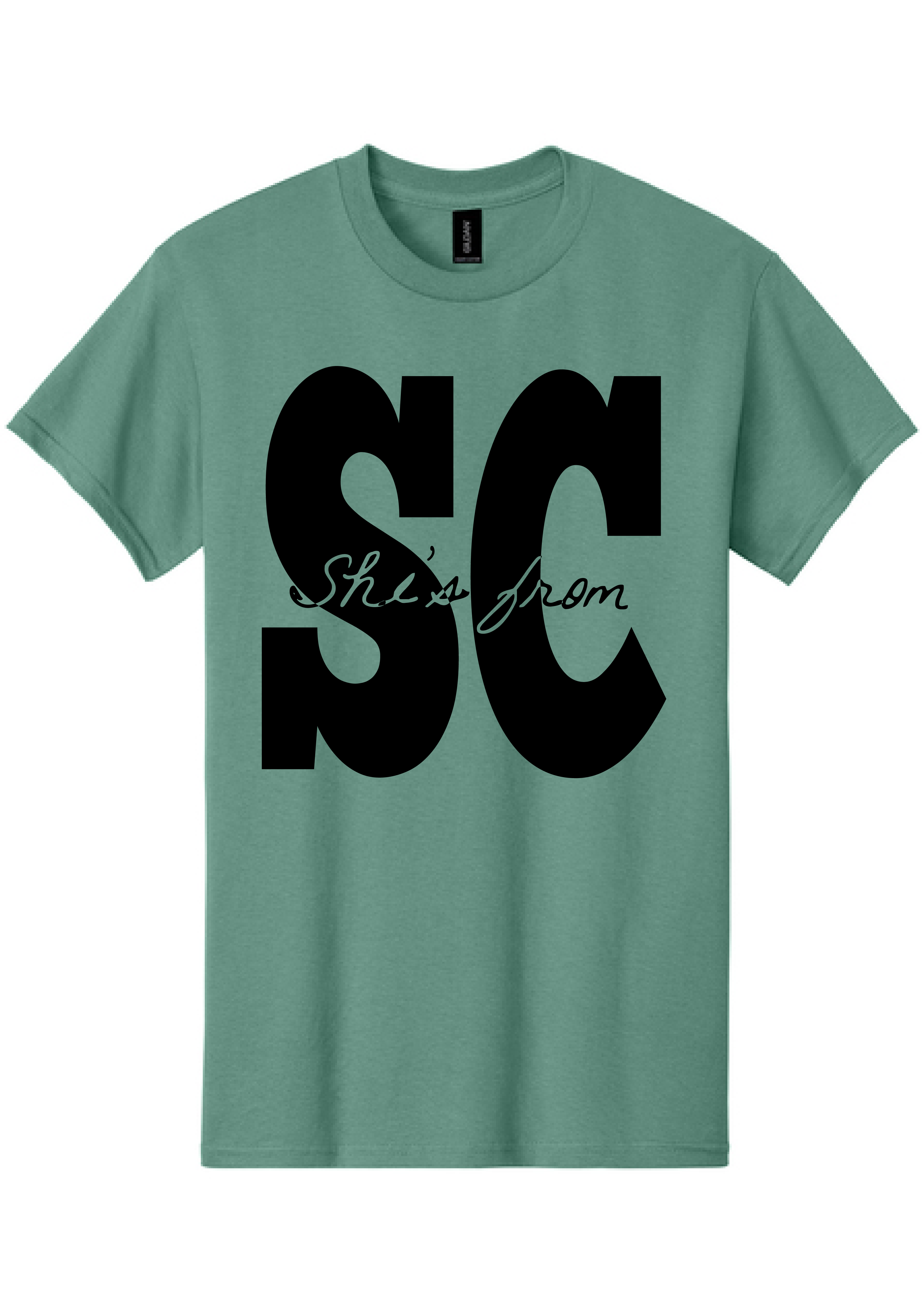 **CUSTOM** YOUTH She's From State Gildan Tee