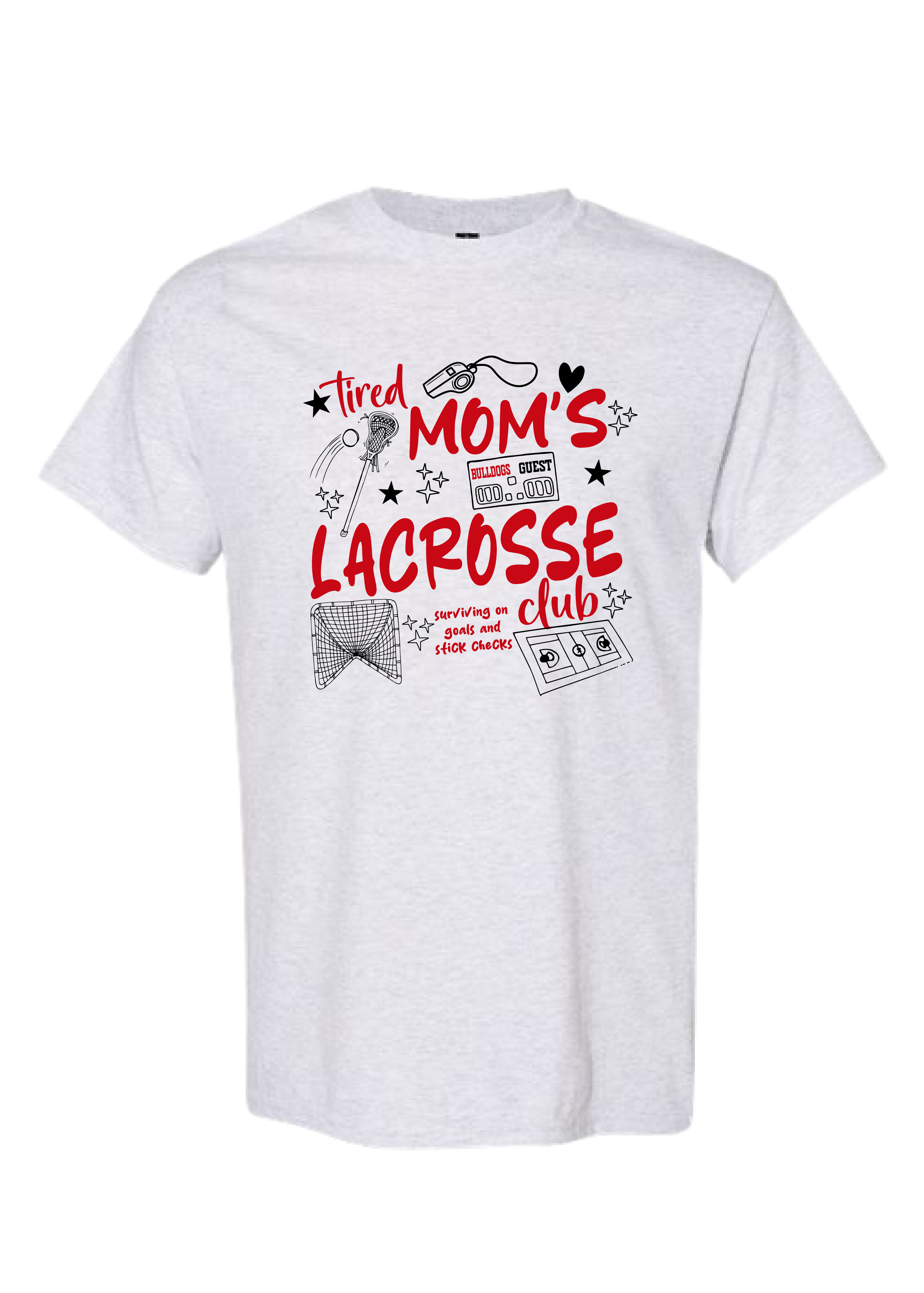 ADULT Tired Moms Club TEE