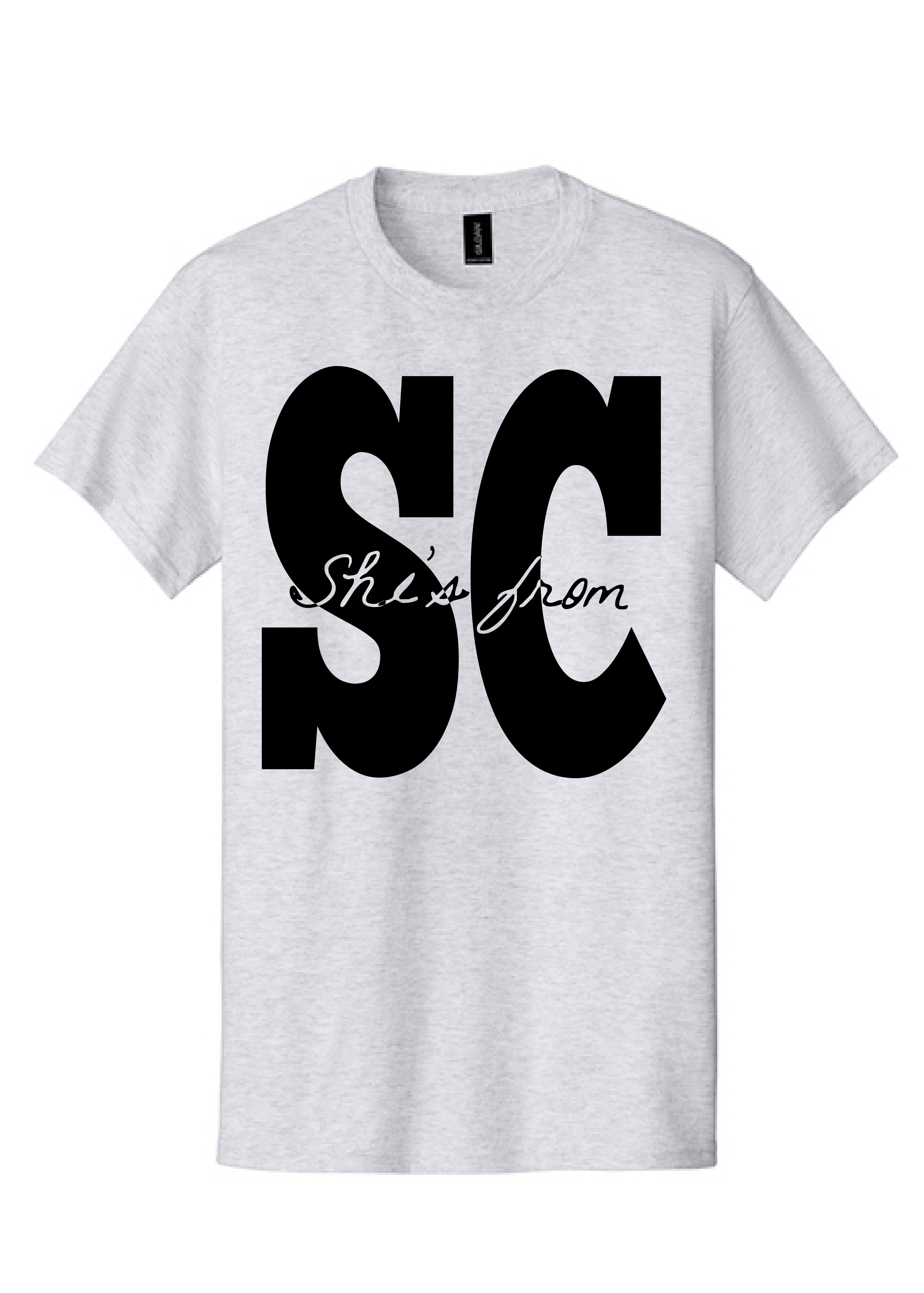 **CUSTOM** YOUTH She's From State Gildan Tee