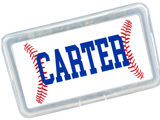 SPORT BALL Pencil Box or Pouch w/ UV Decal