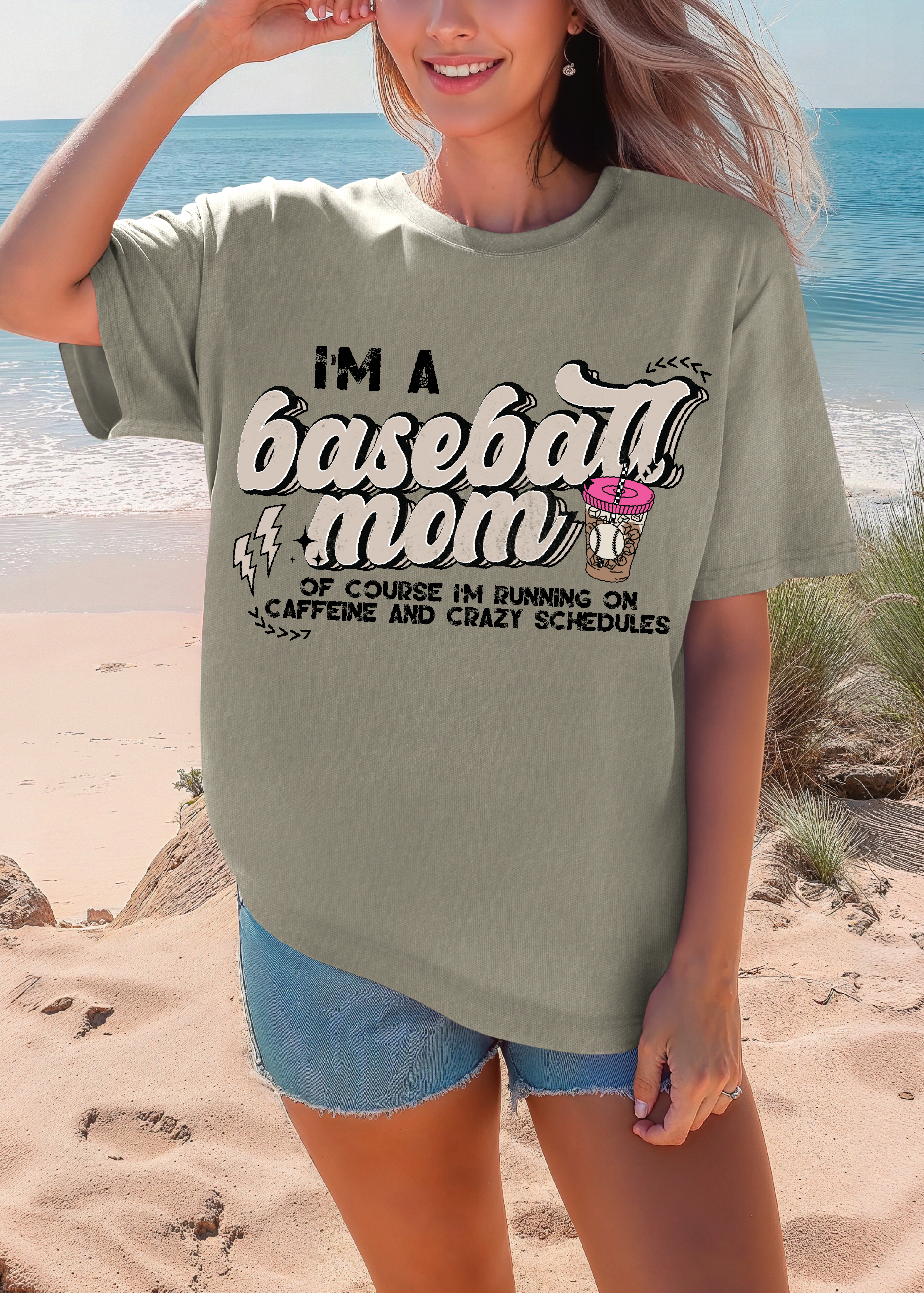 I'm A Baseball Mom Tee