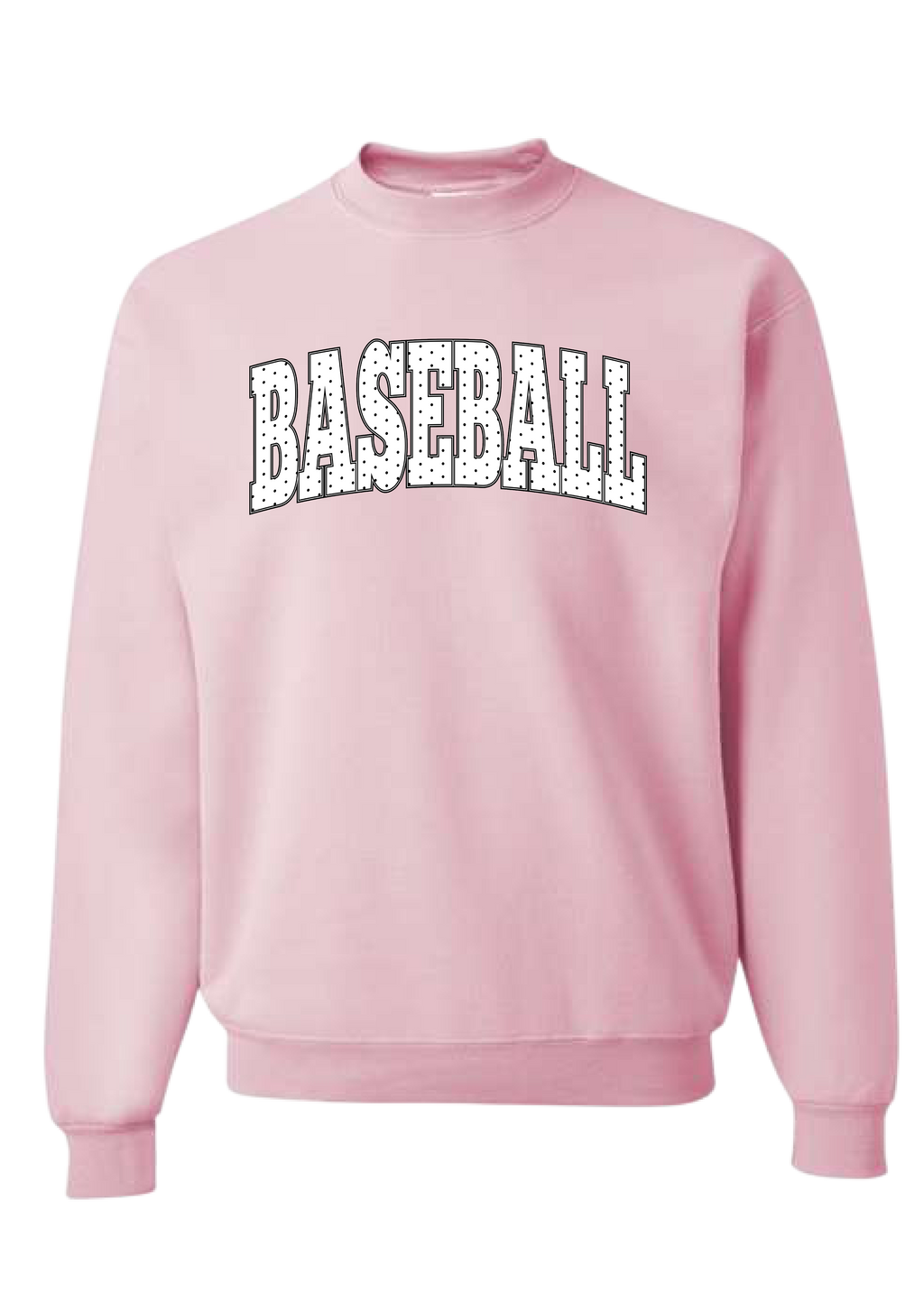 ADULT Polka Dot Name Crewneck Sweatshirt