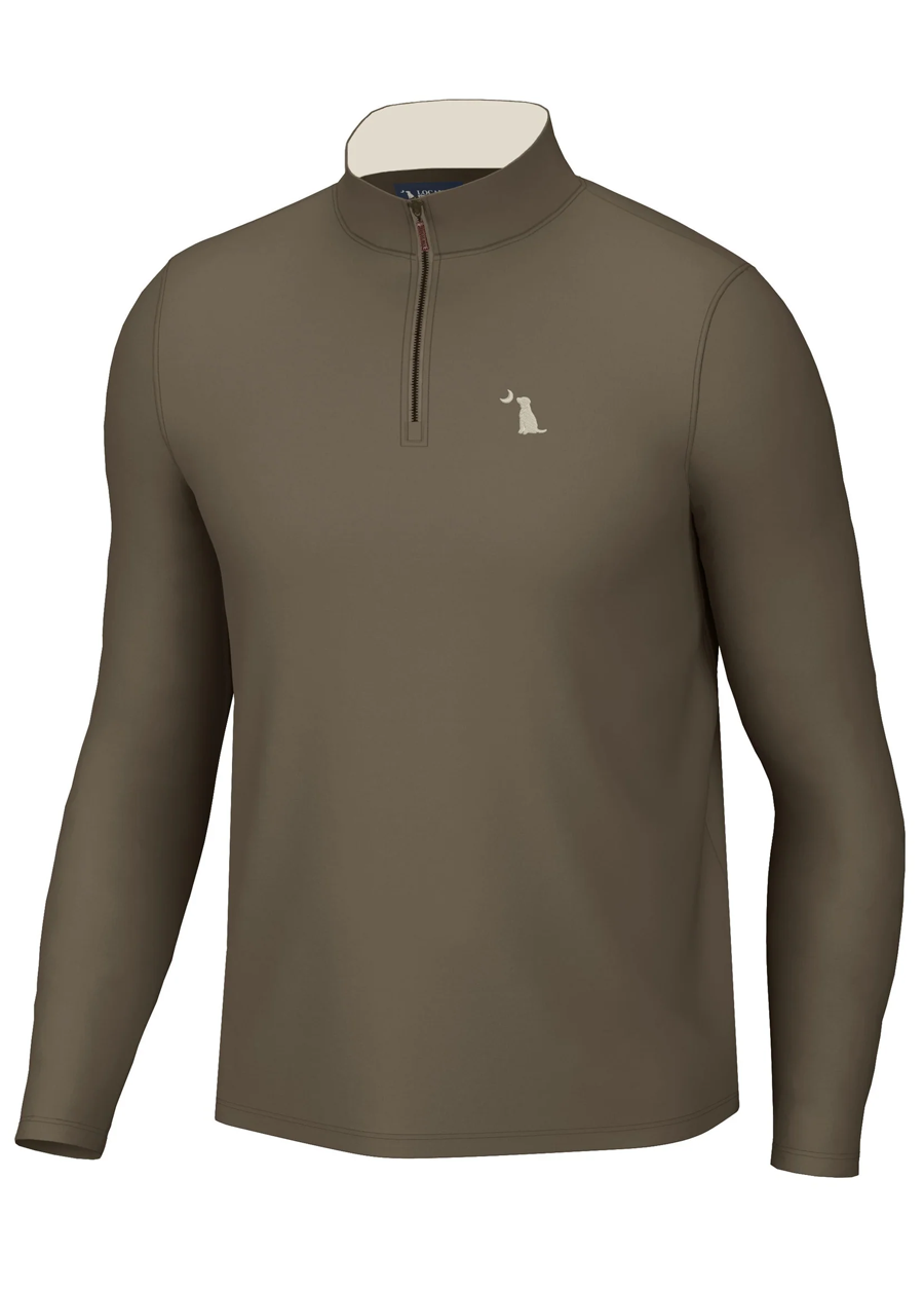 LB Bentley Quarter Zip-Brown