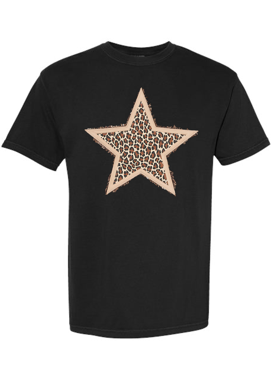 Leopard Star COMFORT COLORS Tee