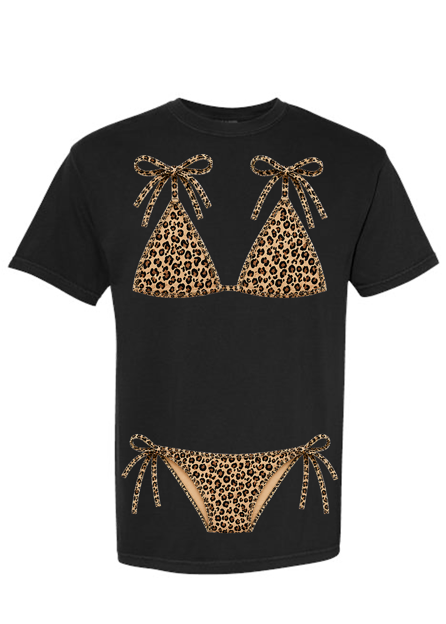 ADULT Comfort Colors Leopard Kini Tee & Tank