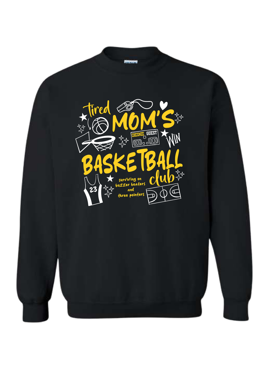 ADULT Tired Moms Club CREWNECK