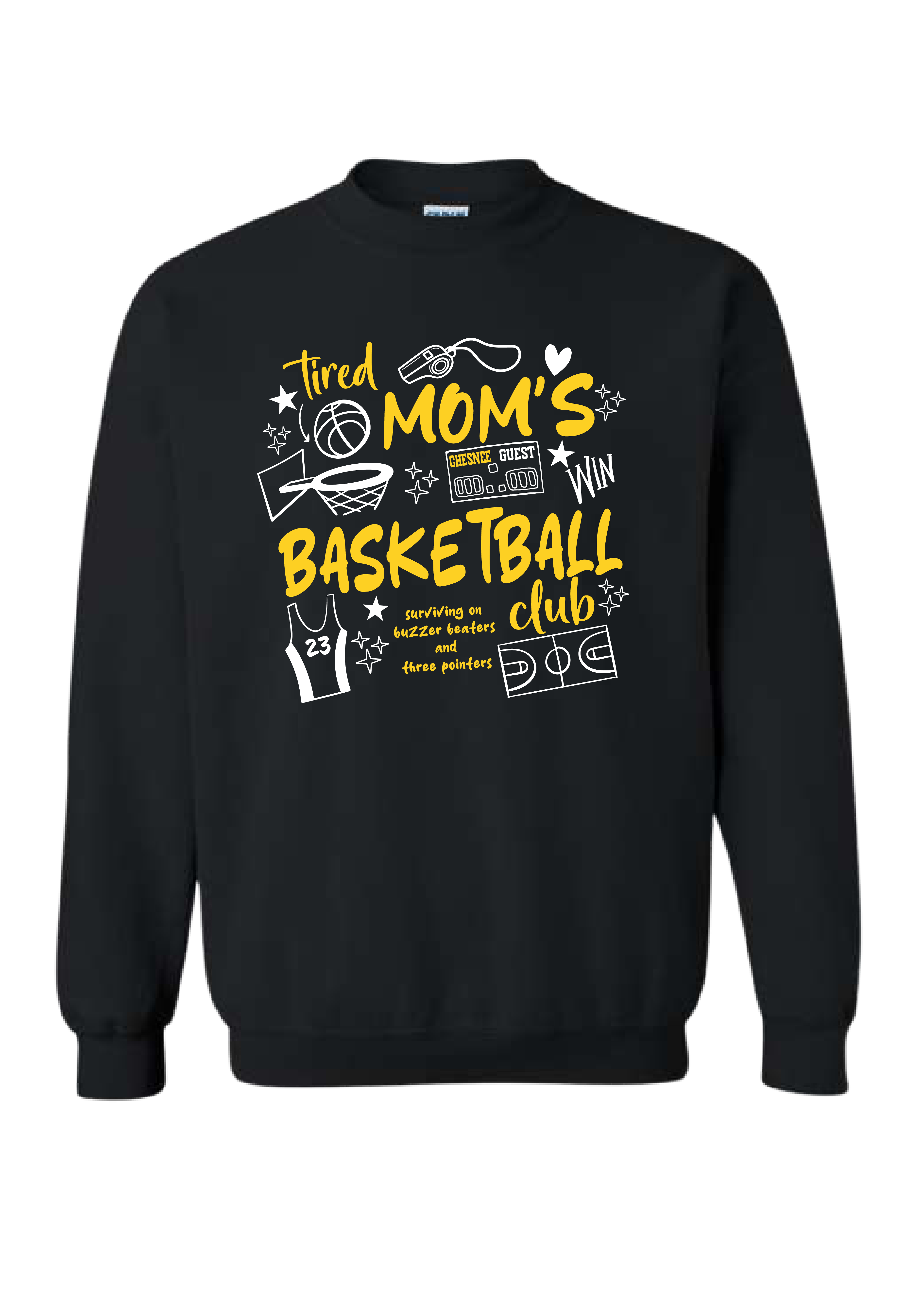 ADULT Tired Moms Club CREWNECK