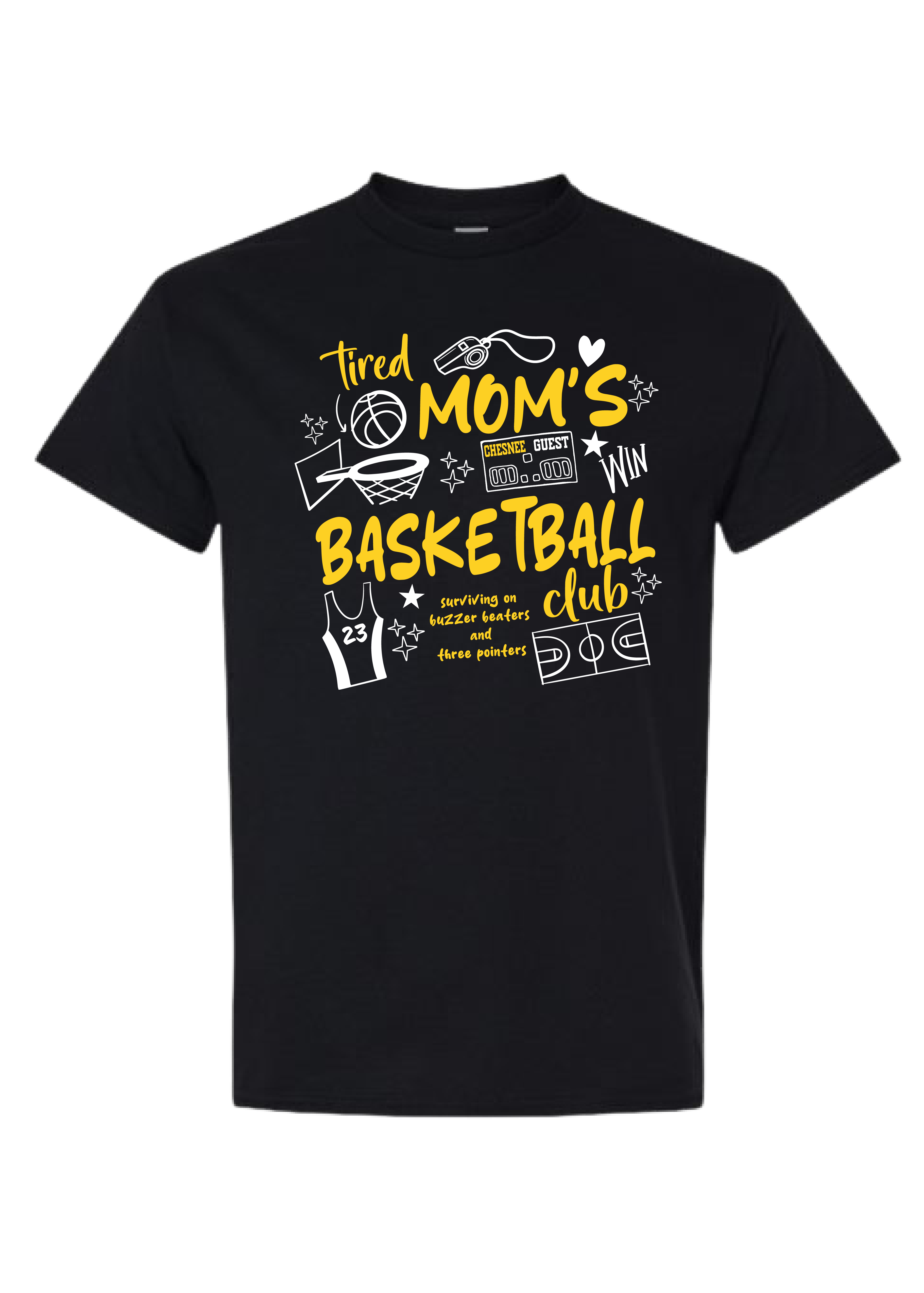 ADULT Tired Moms Club TEE