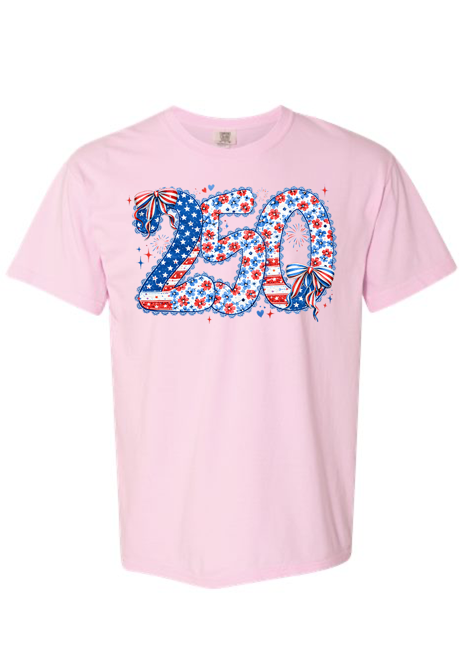 Lace Trimmed 250 COMFORT COLORS Tee