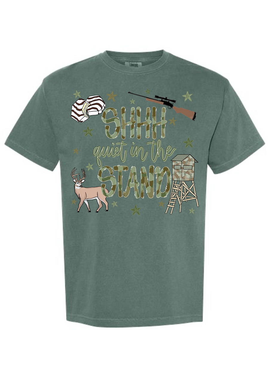 ADULT Shhh Quiet in The Stand COMFORT COLORS Tee