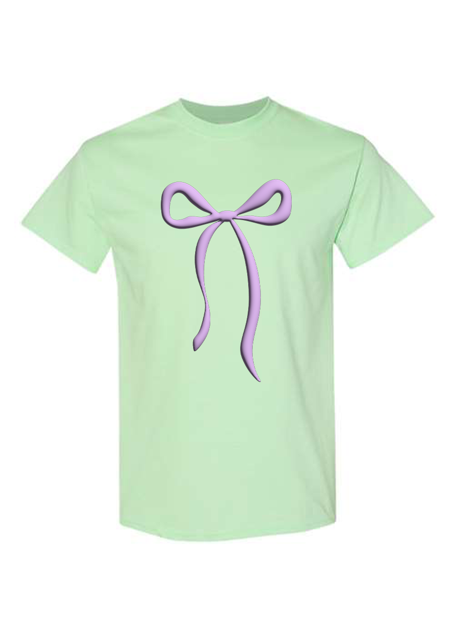ADULT VINYL PUFF Bow Tee
