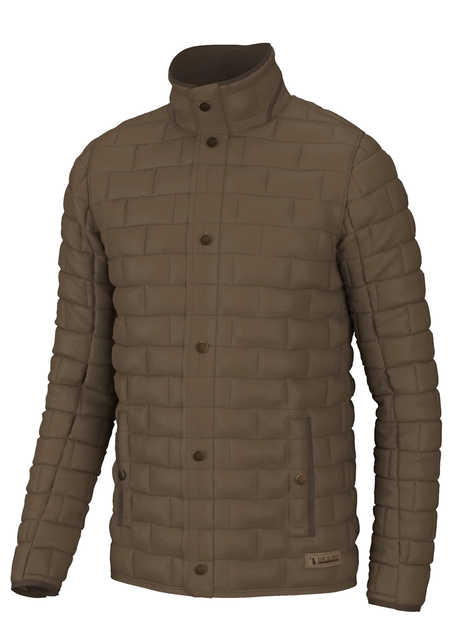 LB Brick Quilted Jacket-Mocha