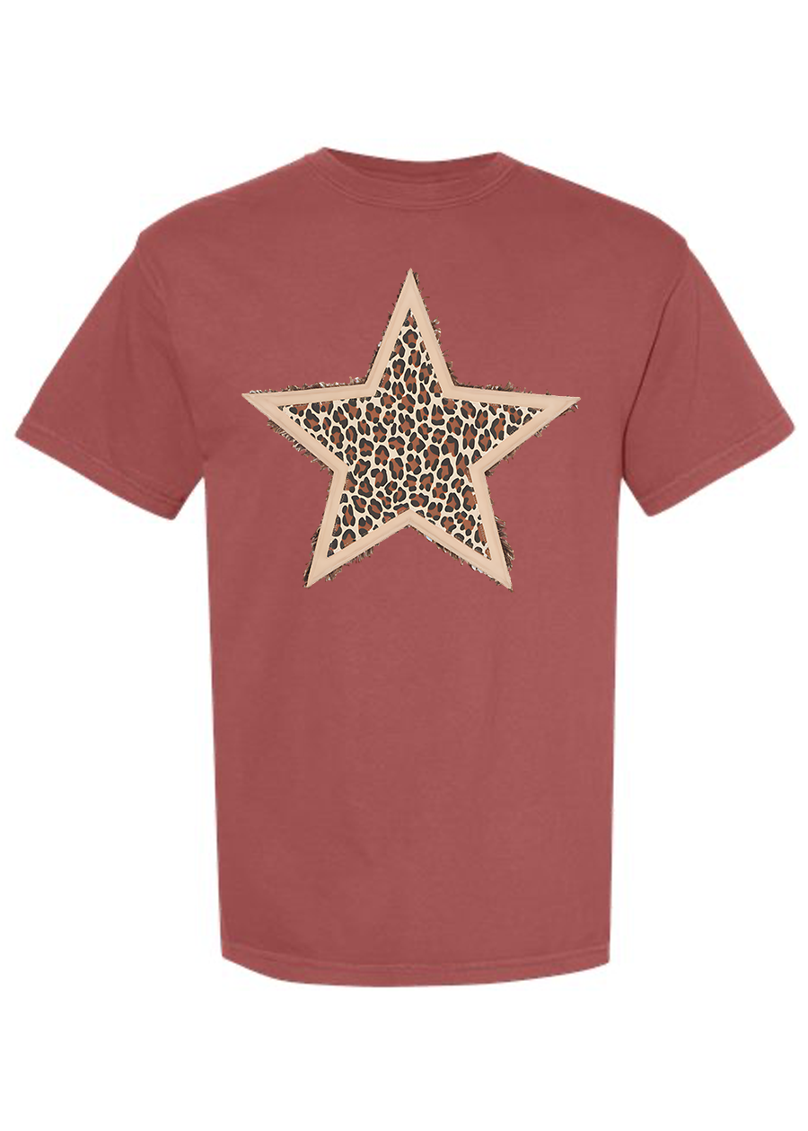 Leopard Star COMFORT COLORS Tee