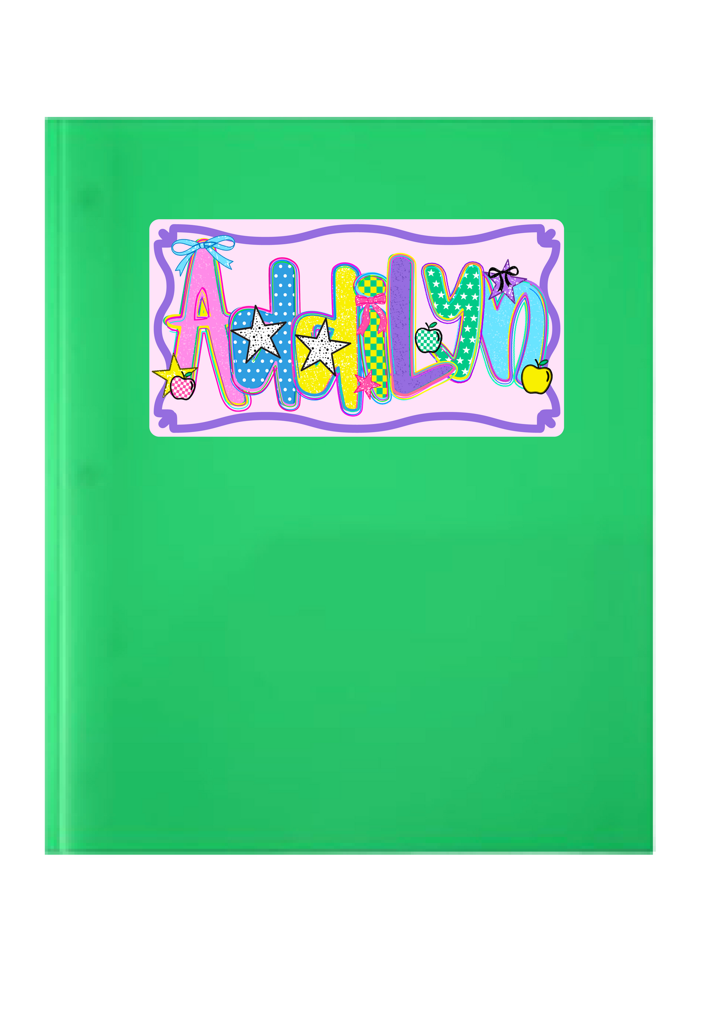 BRIGHT DOODLE UV Decal Folder