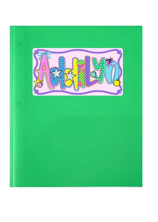 BRIGHT DOODLE UV Decal Folder