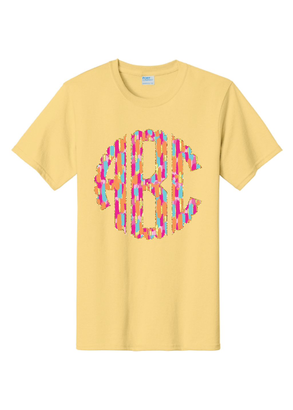 ADULT Brushstroke Monogram Tee