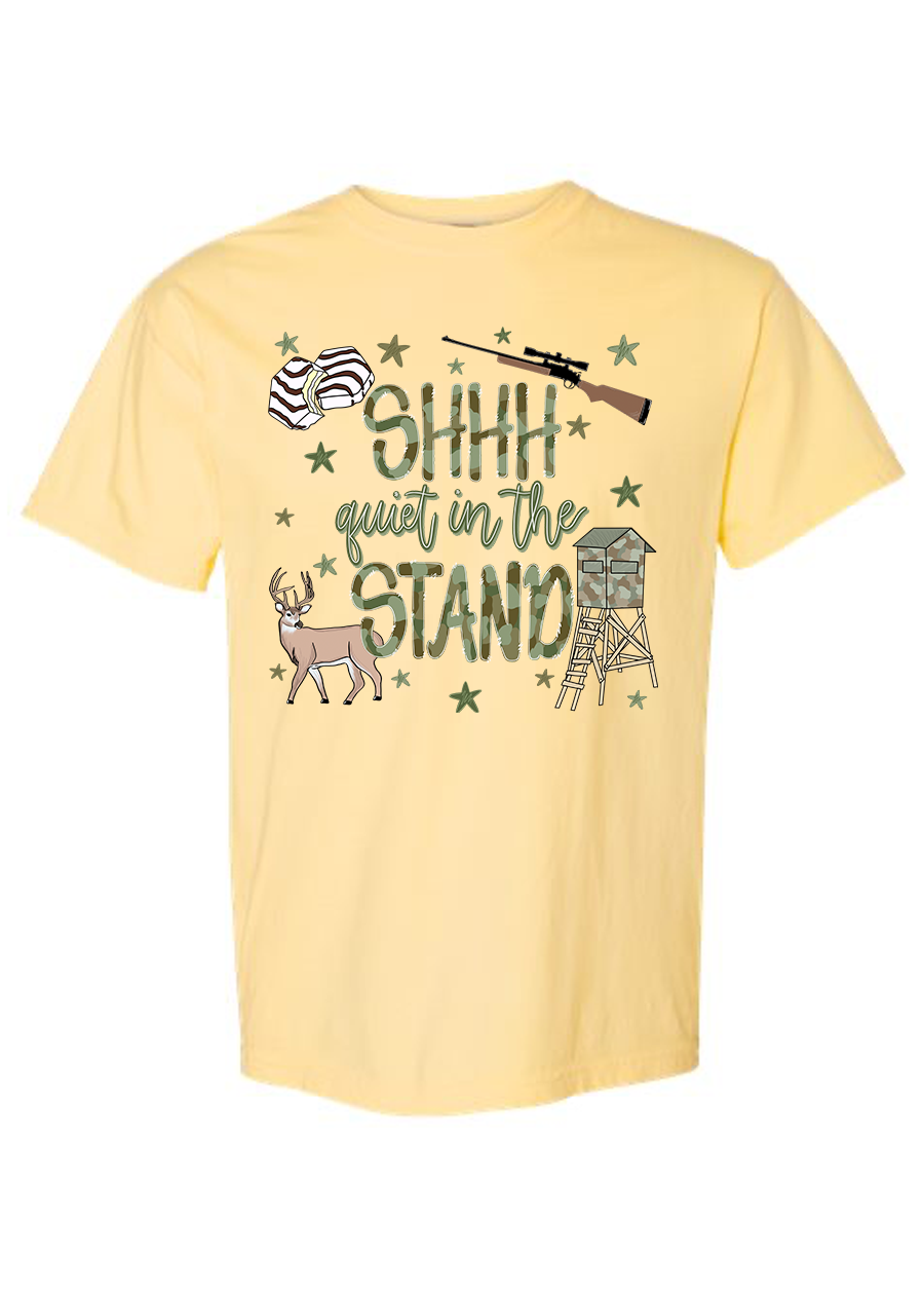 ADULT Shhh Quiet in The Stand COMFORT COLORS Tee