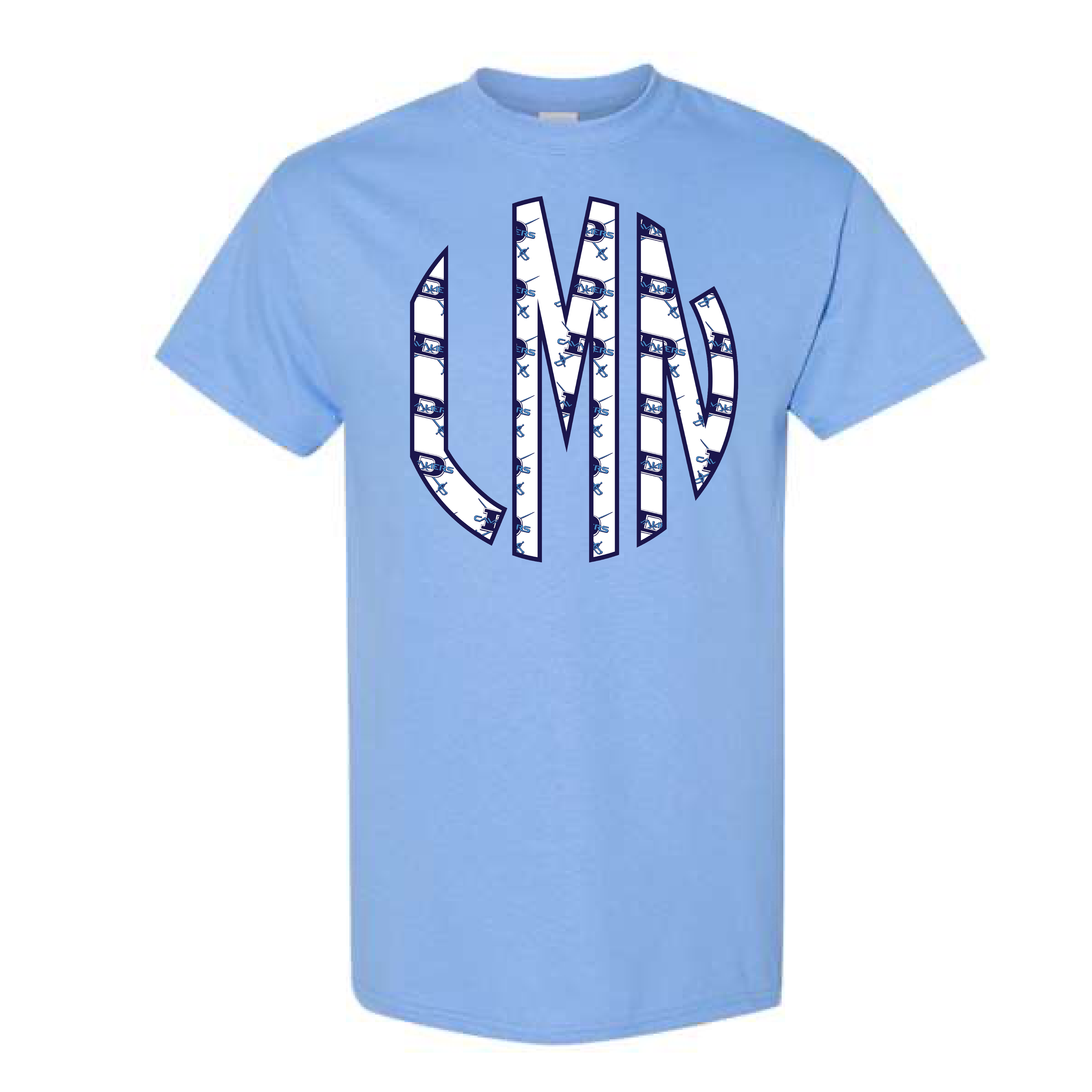 Go Team Monogram Tee