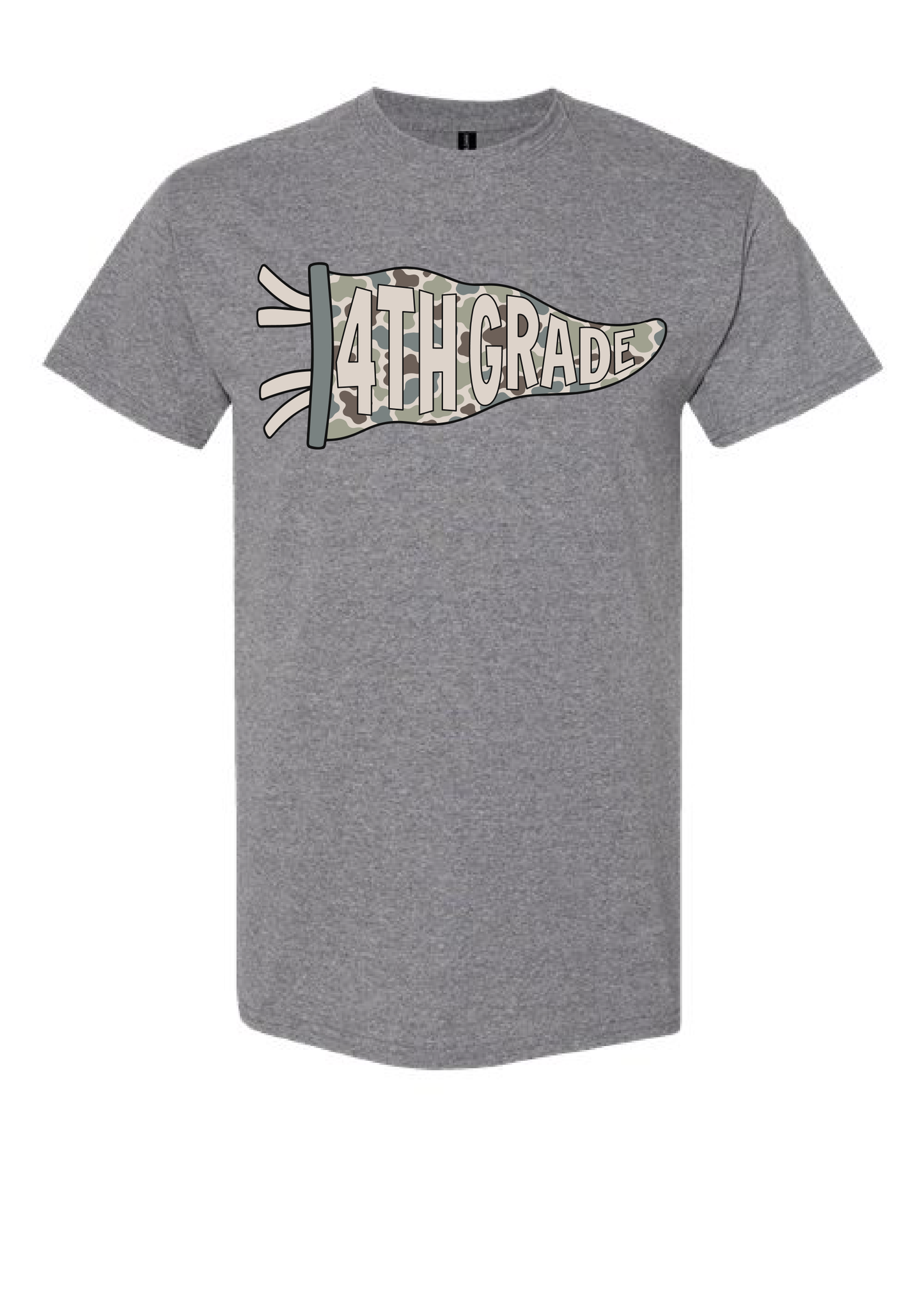 ADULT Camo Pennant Grade Level Tee