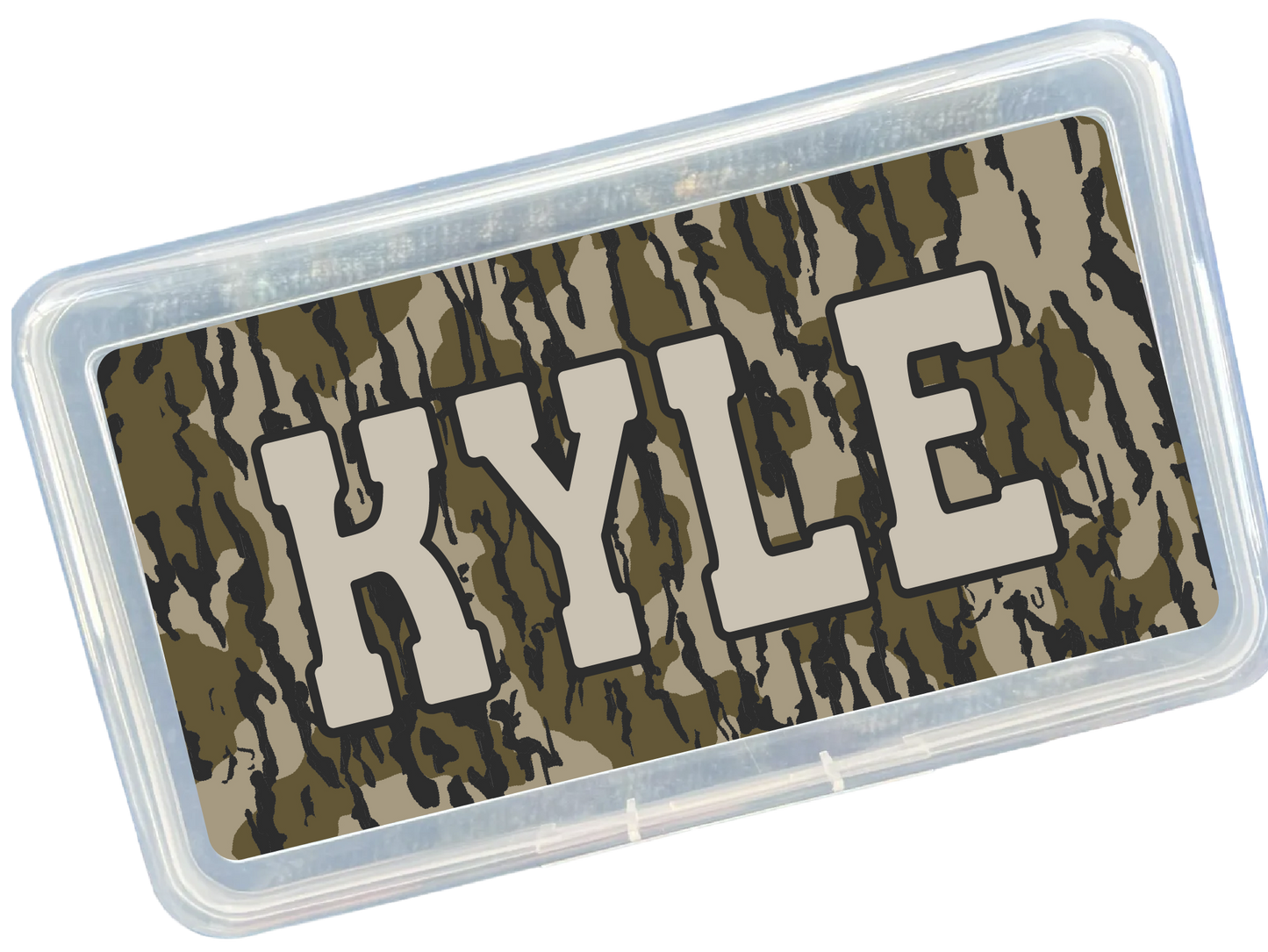 BOTTOMLAND CAMO Pencil Box or Pouch w/ UV Decal