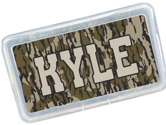 BOTTOMLAND CAMO Pencil Box or Pouch w/ UV Decal