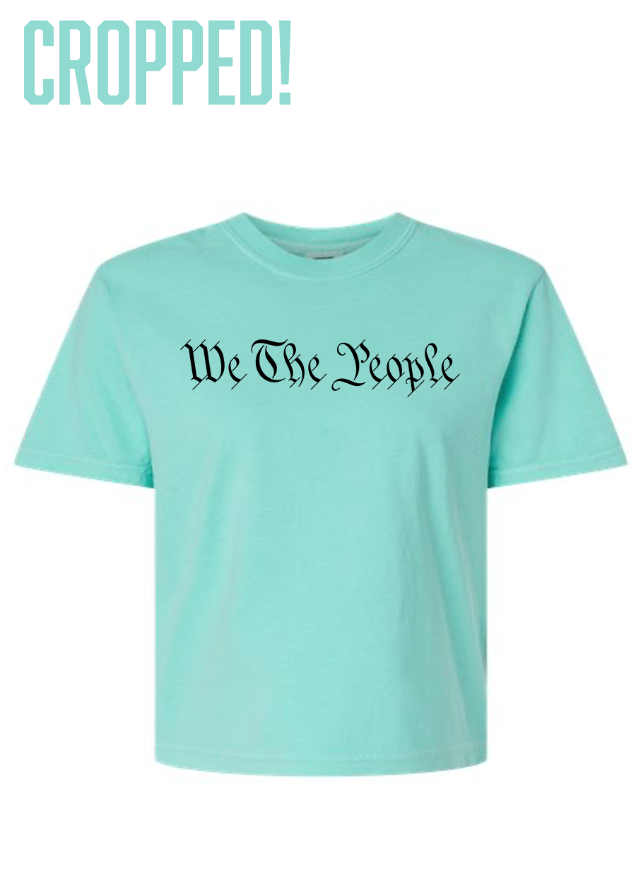 Cropped We The People COMFORT COLORS Boxy Tee