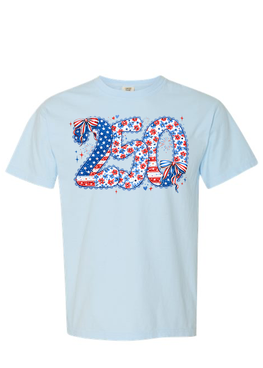 Lace Trimmed 250 COMFORT COLORS Tee