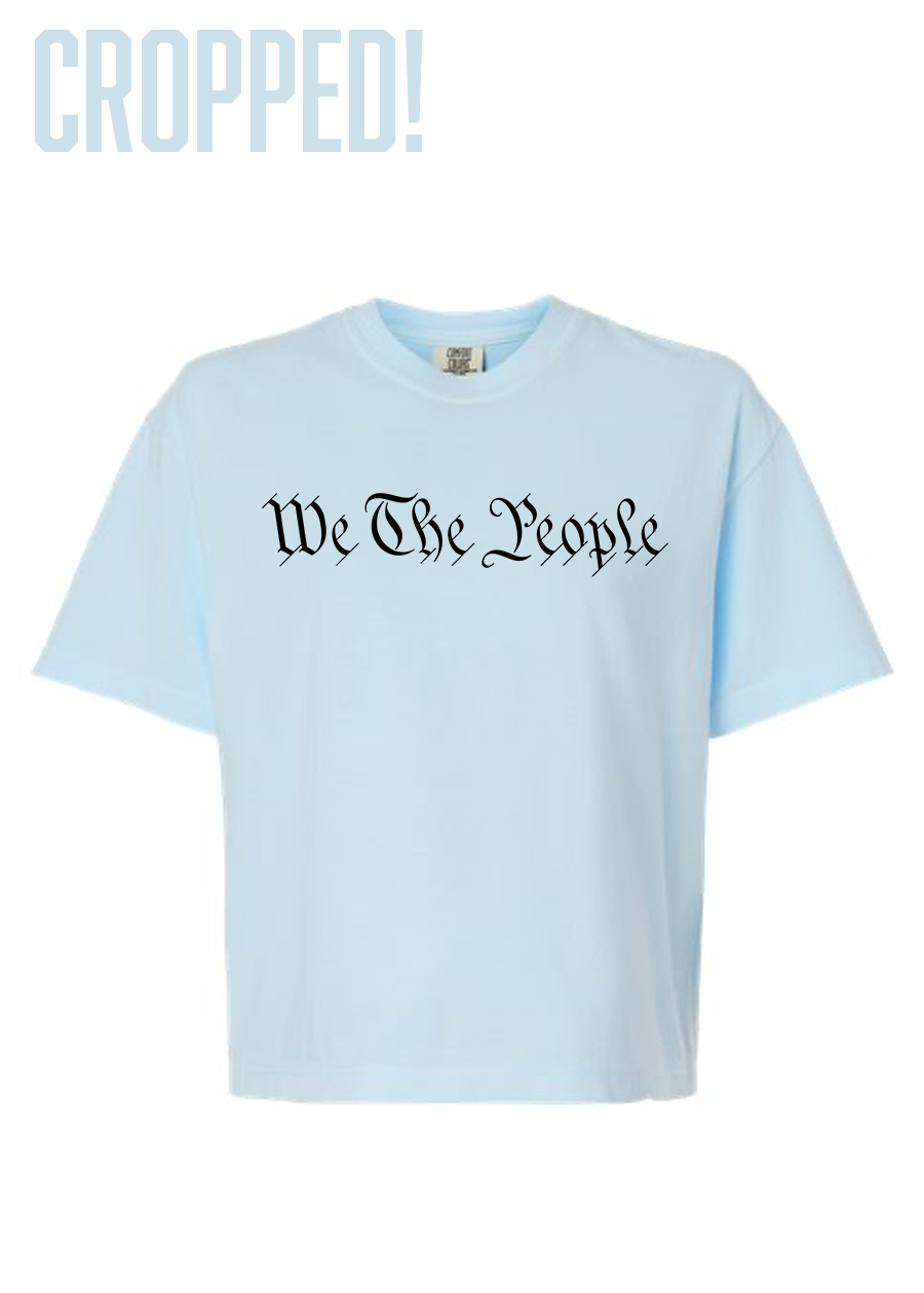 Cropped We The People COMFORT COLORS Boxy Tee