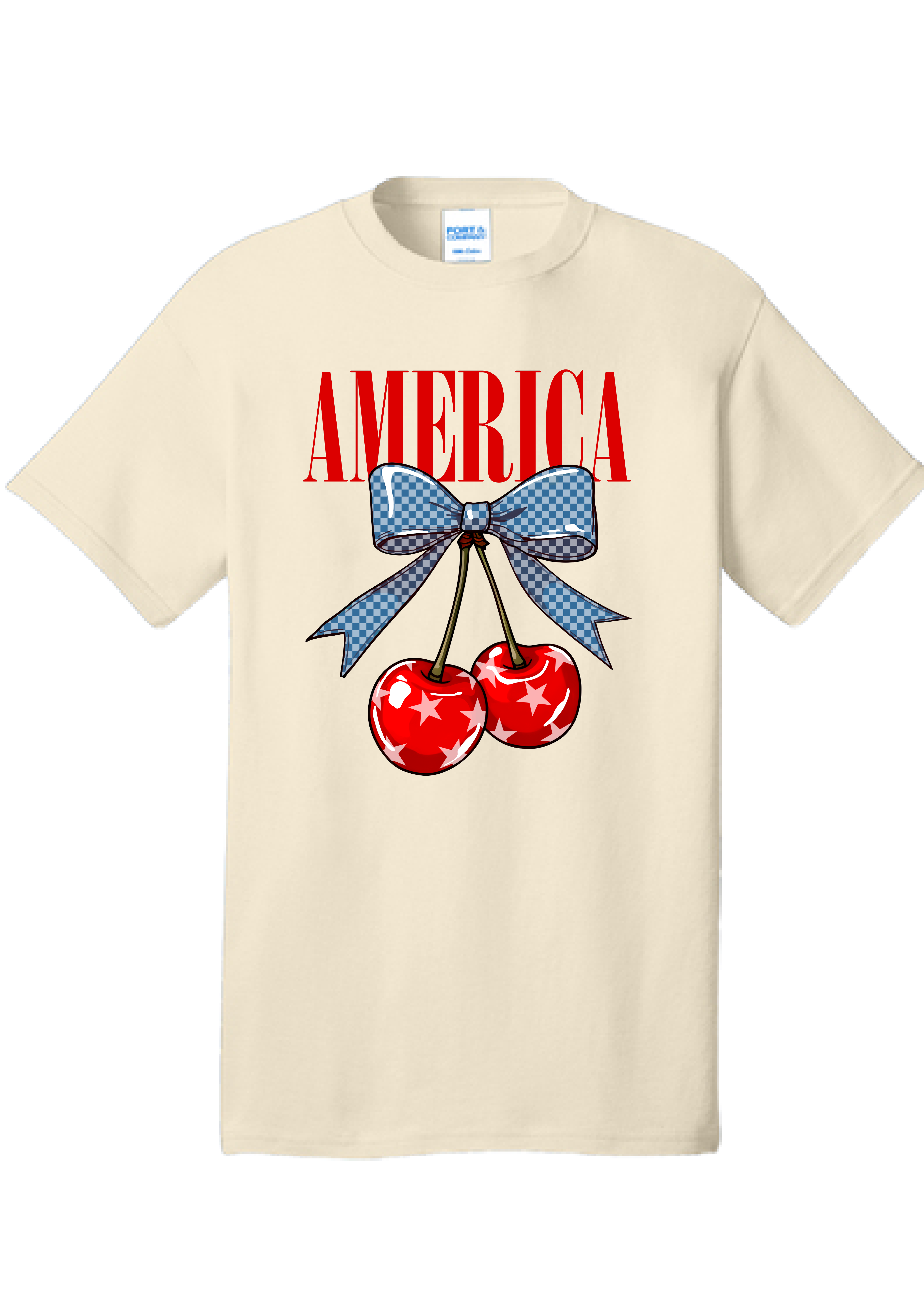 America Cherry Bow Tee