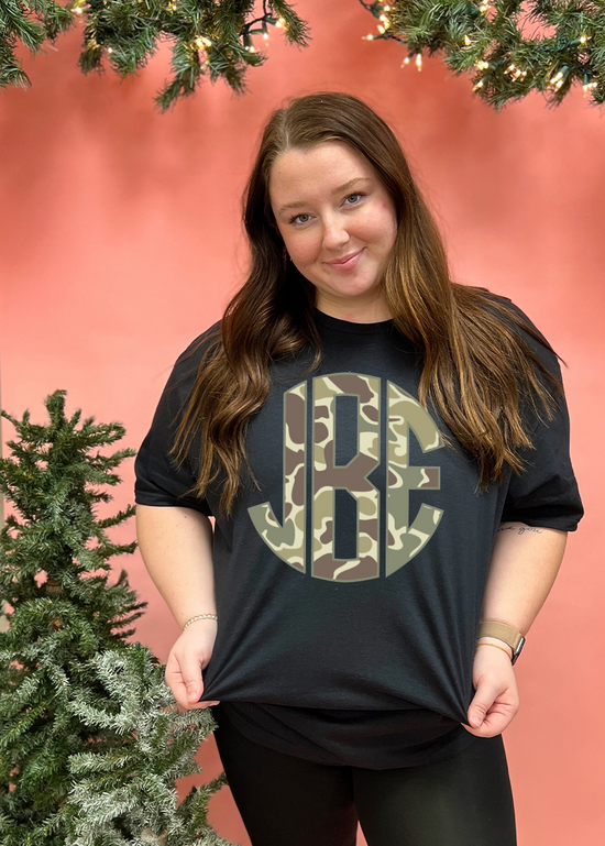 Classic Deer Camo Monogram Tee